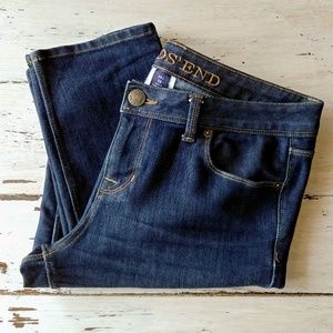🌟Lands' End Fit 1 Skinny Jean Denim | Dark Wash
